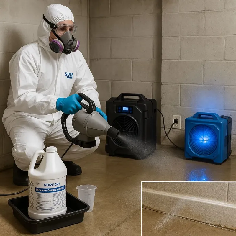 Sanitization and Odor Removal process in New Richmond, WI